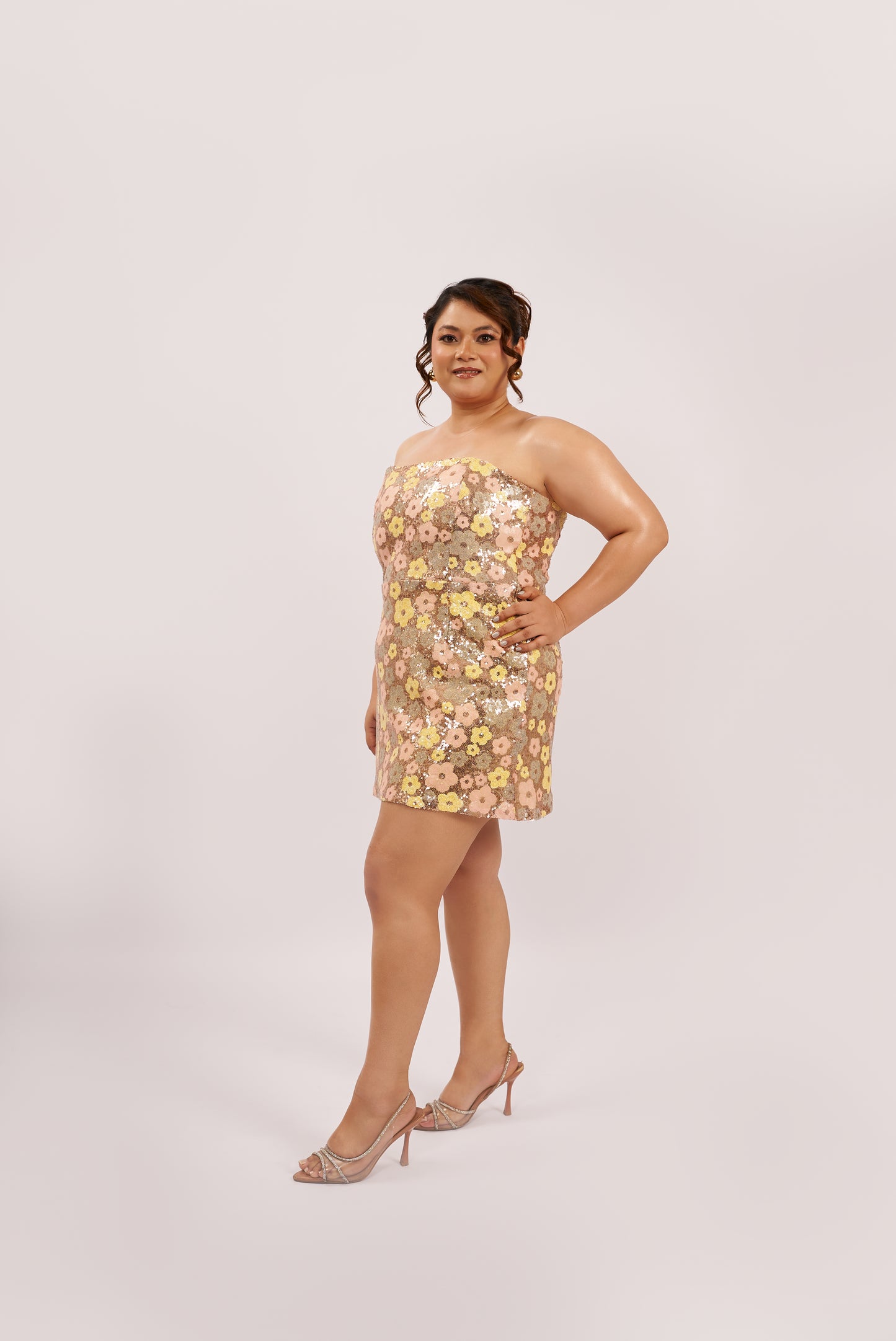 Sunspell dress with detachable skirt & dupatta