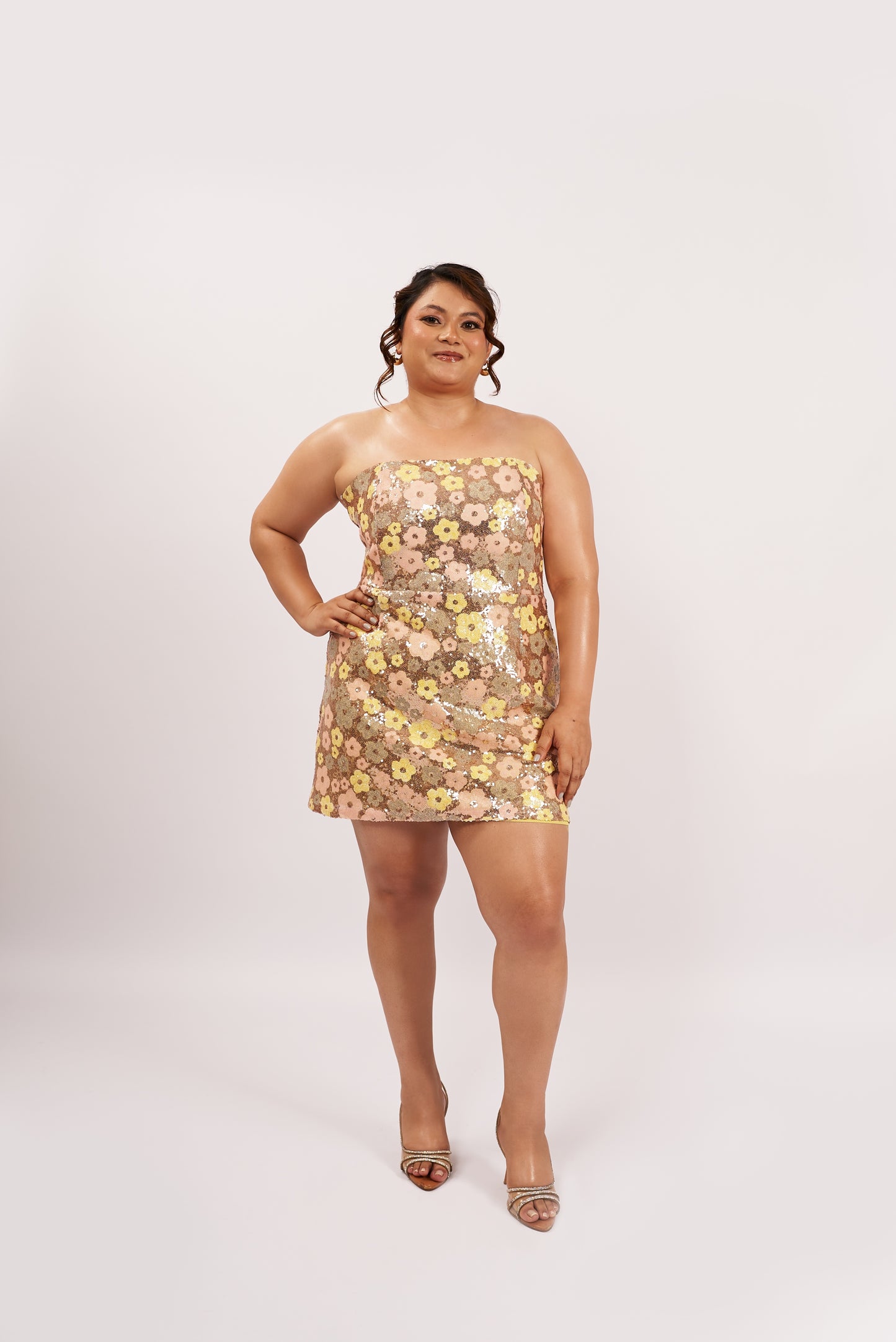 Sunspell dress with detachable skirt & dupatta