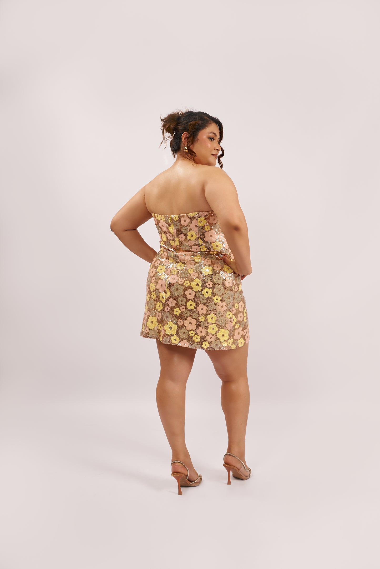 Sunspell dress with detachable skirt & dupatta