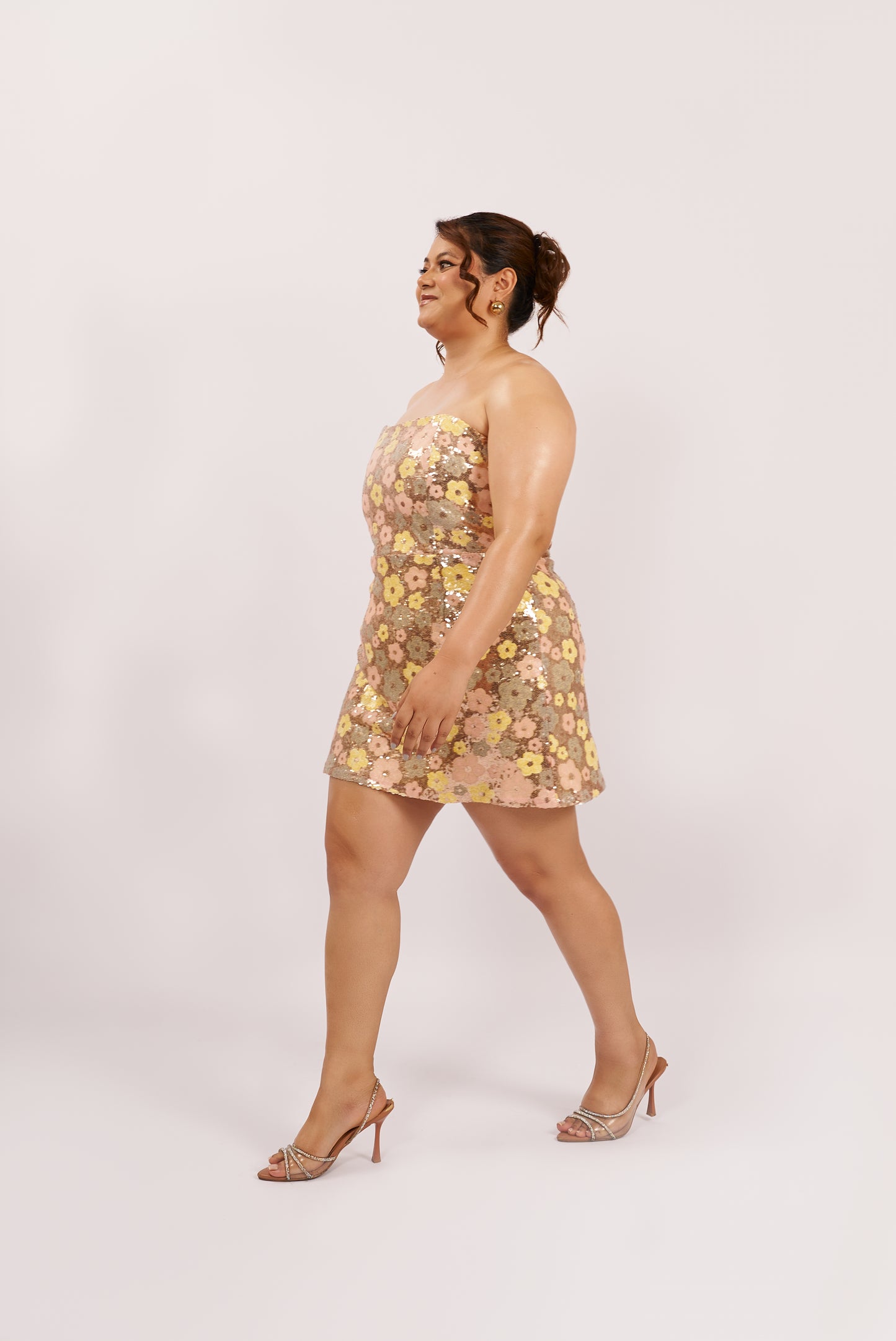 Sunspell dress with detachable skirt & dupatta