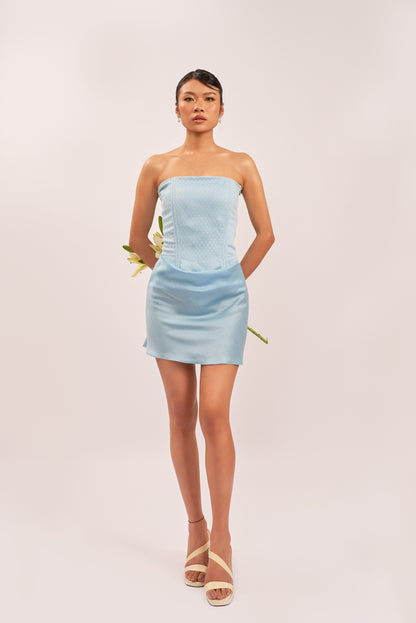 Milano Sabrina corset dress ￼