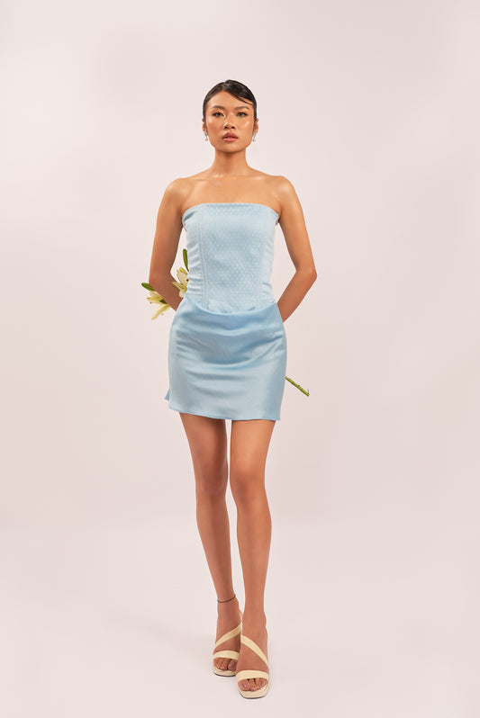 Milano Sabrina corset dress ￼