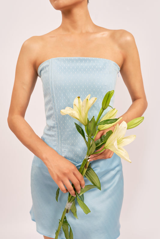 Milano Sabrina corset dress ￼