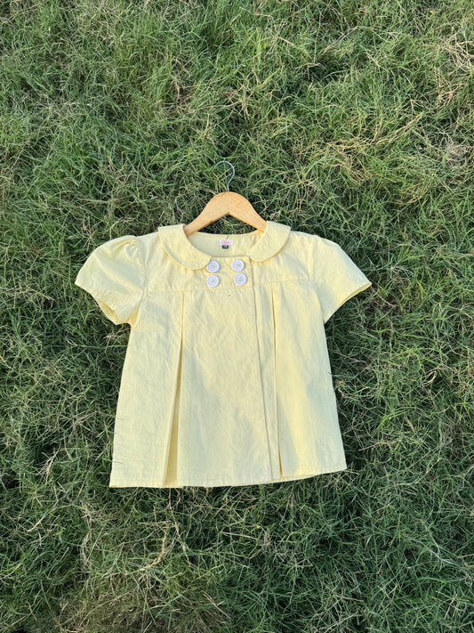 Lily in butter yellow